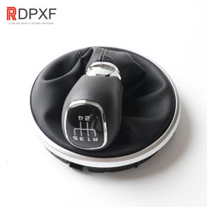 Accessoires de style automobile pour Skoda <span class=keywords><strong>Fabia</strong></span> II MK2 <span class=keywords><strong>Combi</strong></span> <span class=keywords><strong>Scout</strong></span> 2007-2014, modèle Octavia, pommeau de levier de vitesse, housse de protection du levier de vitesse. - Product Image 1