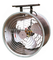 Ventilateur de circulation d'air pour serre, souffleur suspendu au plafond en acier inoxydable, débit horizontal de 3200-12000 m³/h pour la ventilation des tunnels