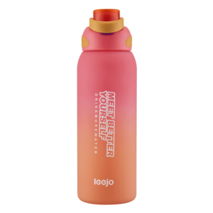 Botella de agua personalizada sin BPA con diseño de arcoíris, pajita para beber directamente, a prueba de fugas, deportiva, para OEM - Product Image 5