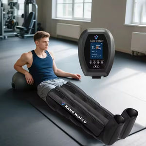 Masajeador de Piernas Recargable de Alta Calidad con Control de Tiempo para la Recuperación de Piernas de Atletas, Circulación Sanguínea y Pacientes con Linfedema - Product Image 1