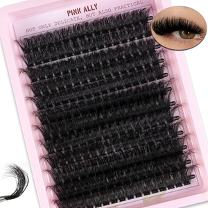 Nhãn hiệu riêng D Curl cá nhân Lash khay tự nhiên 5D Lash phần mở rộng bán buôn siêu Fluffy DIY cụm Kit trái phiếu và con dấu - Product Image 2