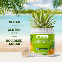 Poudre Nettoyante pour le Côlon OEM, Supplément Alimentaire en Fibres de Psyllium, Probiotique, avec Fibres de Psyllium, Fibres de Betterave et Cerise Amère