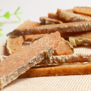 OEM לחיות מחמד מזון סיטונאי טעים טבע פראי סלמון fishskin אומגה-3 עבור כלב מחמד פינוקים מזון חטיפים - Product Image 4