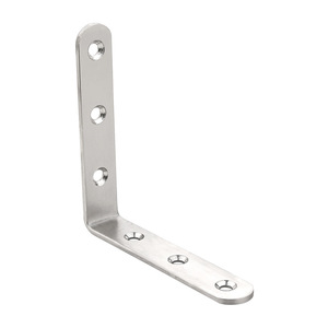 Manmori <b>Stainless</b> <b>Steel</b> <b>Angle</b> <b>Bracket</b> 90 Degree Right <b>Angle</b> Connector For Furniture Shelf Support Modern Simple Design - Product Image 3