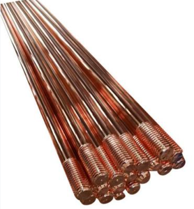 कॉपर-क्लैड स्टील बिजली संरक्षण घटकों के लिए तांबे की वेल्डेड ग्राउंडिंग छड़ मूल्य निर्धारण-ओम सेवाएं - Product Image 1