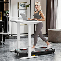 Tapis de course de bureau intelligent 2026 FP-TL6 pour la maison, portable, multifonctionnel, pliable, électrique, moteur DC 0,65 CV, télécommande, écran LED