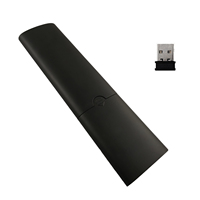 Q5 Mouse udara suara nirkabel 2.4GHz, penerima USB kendali jarak jauh dengan baterai AAA jangkauan 10m untuk TV pintar Android, penggunaan proyektor
