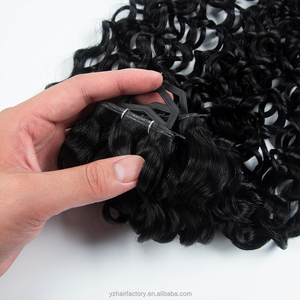 Extensions de cheveux Yuanzhen Luxury New Russian Genius Weft, cheveux humains bruts non traités, cuticules alignées, trame fine invisible. - Product Image 3