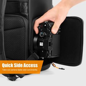 Профессиональный рюкзак D141 большой вместимости для защиты объектива камеры, для путешествий на открытом воздухе, для DSLR/SLR/беззеркальных камер, для фотографов - Product Image 6