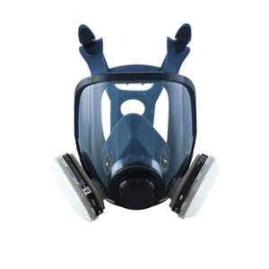 पूर्ण फेस गैस मास्क 9800 प्रीमियम श्रृंखला, एसिड गैस कारतूस पी 100 पार्टिकुलेट फिल्टर के साथ औद्योगिक श्वसन उपयोग - Product Image 3
