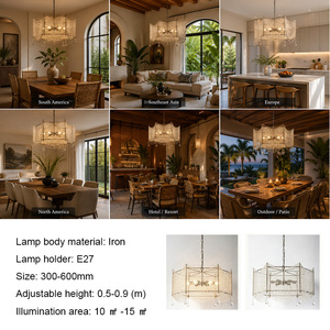 Modern Luxury Crystal Chandelier Pendant <b>Light</b> Decorative Hanging Lamp for <b>Dining</b> Room Hotel Villa - Product Image 3