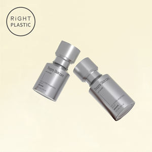 PHG Lotion Flasche Luxus paket 15ml 30ml 50ml Leere runde Hautpflege Ätherische Ölpumpe Kosmetisches Serum Kunststoff PET Flasche - Product Image 1