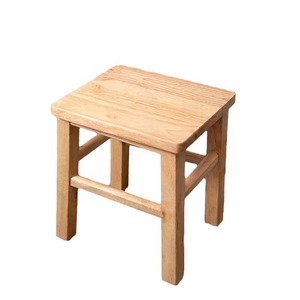 Solid Wood Stool <b>Stackable</b> Round <b>Chair</b> For Living Room <b>Dining</b> Adult Use - Product Image 5