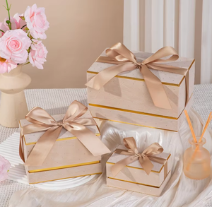 Juego de Cajas de Regalo Multicolores Opcionales, Cajas Redondas y Rectangulares con Lazo de Cinta de Satén para Flores y Regalos - Product Image 6