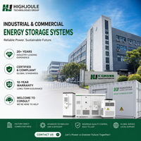 Système de stockage d'énergie commercial HJ 125 kW 261 kWh refroidi par liquide pour le lissage des pics de consommation – Stock disponible en entrepôt aux Pays-Bas