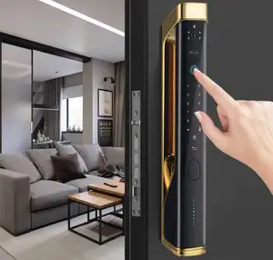 Usmart ir WIFI mirilla huella contraseña casa inteligente de Control remoto del teléfono móvil cerraduras tarjeta Digital cerradura de la puerta