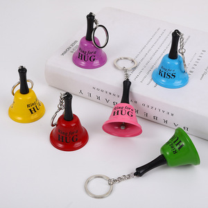 Tùy chỉnh chuông đám cưới treo tối Chuông mini Kim Loại gọi tay chuông với Keychain - Product Image 2