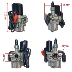 Carburateur 19 mm 2 temps pour scooter 50cc, cyclomoteur, moto tout-terrain, <span class=keywords><strong>pocket</strong></span> bike ZX34 DD50 SA50 - Kit <span class=keywords><strong>de</strong></span> remplacement universel - Product Image 6