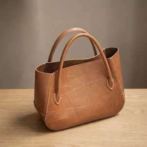 Bolsos de Mano de Cuero Genuino para Mujer, Plegables, Impermeables, Casuales, con Correa Cruzada y Cierre de Cremallera, Marca BS INTERNATIONAL, Venta al Por Mayor - Product Image 1