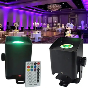 Aopu 1*15W <span class=keywords><strong>rgbaw</strong></span> UV 6in1 <span class=keywords><strong>LED</strong></span> mệnh ánh sáng pin wifi không dây uplight cho tiệc cưới sân khấu sự kiện - Product Image 5