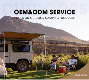 2025 नई फोल्डिंग कैंपिंग कार टॉप टेंट छत के शीर्ष तम्बू को रैक या समर्थन के साथ रैक या समर्थन के साथ - Product Image 4