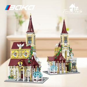 BAKA 33203 2960 Piezas, Escala 1:8, Serie Arquitectónica de Plástico ABS, Modelo de Bloques de Construcción del Monasterio de Rózsa, Juguete Educativo, Regalo para Festividades - Product Image 4