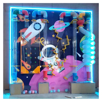 Permainan Dinding Interaktif Puzzle Ball Mekanik Pusat Sains Anak-Anak Peralatan Bermain Dalam Ruangan Sensorik dengan Musik Desain Bebas