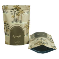 Sachet d'emballage de thé imprimé sur mesure, refermable avec fermeture éclair, qualité alimentaire, pochette verticale anti-odeur, barrière anti-humidité, sac en Mylar VMPET