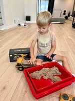 Excavadora de Control Remoto ABS Colorida, Juguete de Construcción Realista para Niños con Luces, Sonido y Tipo de Vía de Tracción