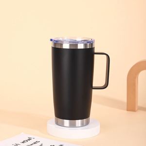 Mug isotherme en acier inoxydable 304 de qualité alimentaire 20 oz, couvercle coulissant anti-fuite, ensemble de gobelets 20 oz pas cher, cuisine, salle à manger ASM26 - Product Image 2