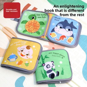 Libro in Stoffa per Bambini BS-62, Giocattolo Educativo per la Prima Infanzia, Resistente ai Morsi, Tridimensionale con Velcro, Gioco Cognitivo - Product Image 2