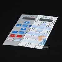 Autocollants givrés personnalisables en PVC sérigraphiés pour panneaux de commande, formes variées, autocollants adhésifs pour étiquettes d'avertissement d'équipements industriels