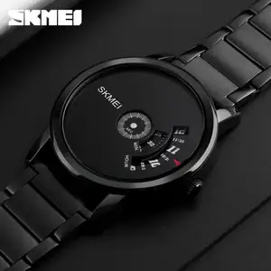 SKMEI นาฬิกาควอตซ์1260ญี่ปุ่น Mov 'T,นาฬิกา3 Atm กันน้ำนาฬิกาแฟชั่นสแตนเลสขายส่ง Skmei