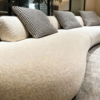 Sofá para Sala de Estar, Muebles de Tela de Terciopelo, Sofá Moderno, Sofás de Lujo, Estilo Europeo de Lujo