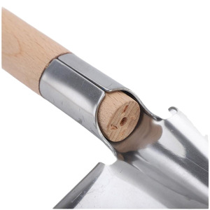 Stainless Steel Garden Shovel With Wooden Handle For Digging Soil And Beachcombing - Product Image 3