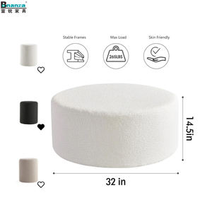 Pouf rond en tissu, repose-<span class=keywords><strong>pieds</strong></span>, <span class=keywords><strong>tabouret</strong></span> pour la maison, l'école, l'hôtel, meubles - Product Image 6