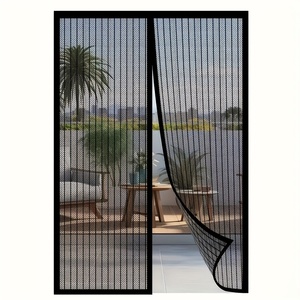Chine <span class=keywords><strong>Moustiquaire</strong></span> magnétique Design moderne Polyester <span class=keywords><strong>moustiquaire</strong></span> rideaux en maille pour porte salon Application - Product Image 4
