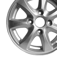 Jantes en alliage pour voiture X-RIMS 4x100-114.3 12 pouces, argentées, neuves, 35 mm ET, 100 mm PCD, bon prix, MOQ 4 pièces