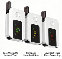 Alat Uji Alkohol Napas Profesional Portabel K1 2026 Detektor Alkohol Breathalyzer