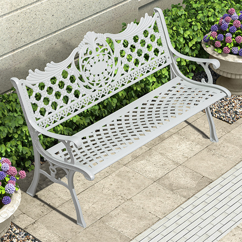 Chaise de parc Linda - entièrement en fonte d'aluminium - 1,26 m