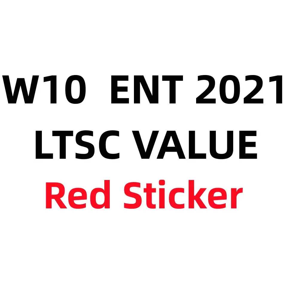 10 ंट 2021 ltsc मूल्य Mulii-भाषा वैश्विक स्तर पर ऑनलाइन सक्रियण उद्यम रेड स्टिकर सॉफ्टवेयर