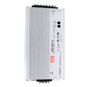 Fuente de Alimentación Industrial Mean Well HEP-600-15 de 600W, Salida Única de 15V 36A, Enfriamiento Natural, Hecho en Taiwán - Product Image 2