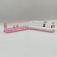Presse-papiers liquide transparent en acrylique avec flotteur Lapin Cadeau du Père Noël, couleur laiteuse, paillettes, ornement de bureau, décoration d'intérieur, souvenir