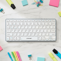 Nouveau clavier mécanique fin sans fil 2,4 GHz en alliage d'aluminium avec interrupteur à ciseaux USB-C pour tablette