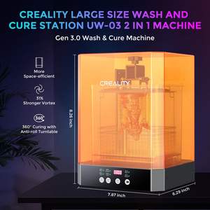 Creality- UW-03 Estação de Cura e Lavagem de Grande Porte 2 em 1 para Impressora 3D de Resina Gen 3.0, LUZES LED DE ALTA POTÊNCIA - Product Image 2