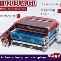 Étui de transport pour microphone sans fil Shadow Fiber 1U-5U personnalisable ODM, classé IP67, avec revêtement en poudre