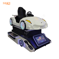 Simulateur de jeu de conduite électronique d'écran du simulateur 3 de course de voiture de 6-DoF VR pour le divertissement de VR