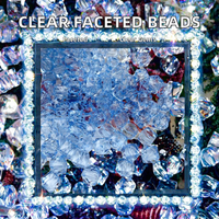 Perles carrées transparentes à facettes en acrylique de 10 mm, 500 g, avec trous, vente en gros, Shiduomei YL005, perles acryliques colorées et transparentes pour