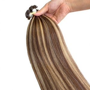 Extensiones de Cabello Humano Vietnamita con Punta de Queratina, Liso, Súper Doble Trama, Color Piano, Mini Puntas Planas - Product Image 1