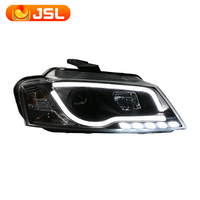 Bloc Optique Avant Pour Audi A3 2008-2012, Conversion Phare à Lentille LED Diurne Dynamique et Clignotant Séquentiel